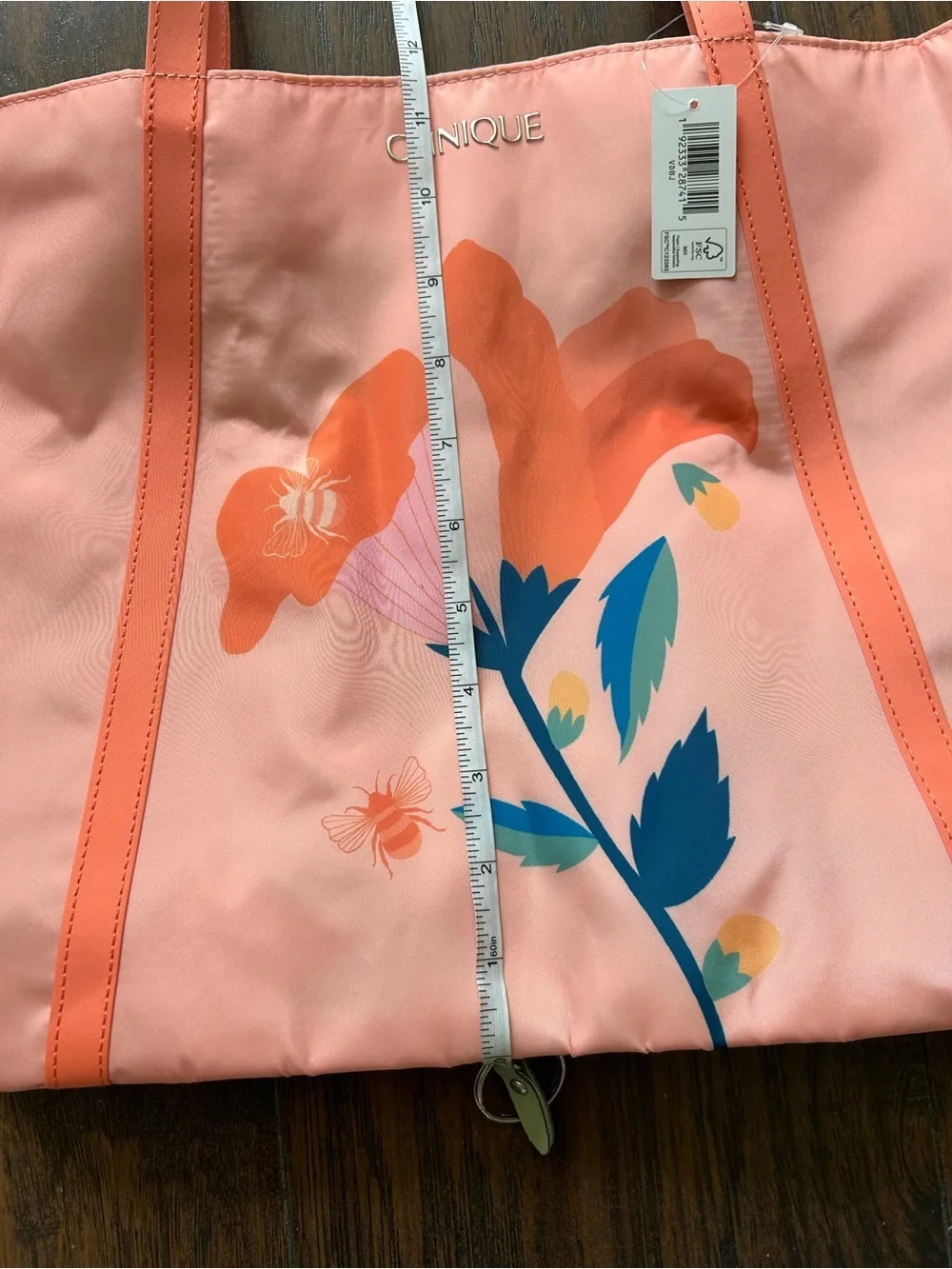 Clinique Tote and Bumblebee Makeup Bag